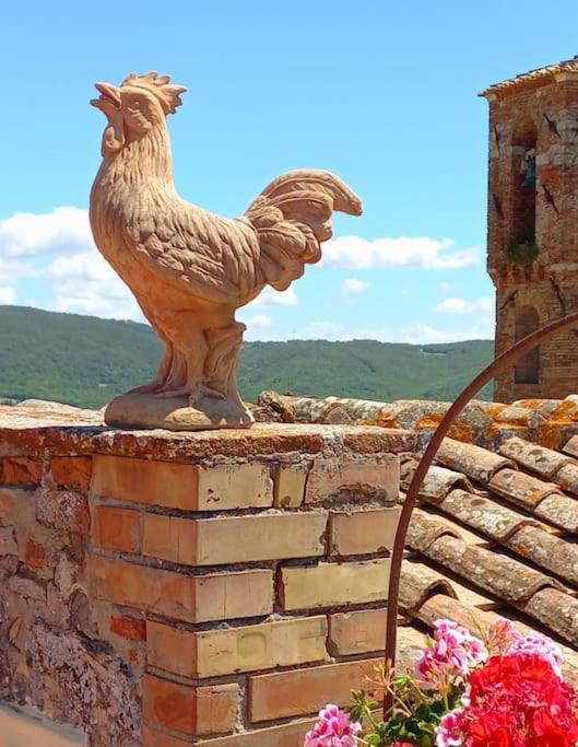 La Casa Del Gallo Radicondoli Exterior foto